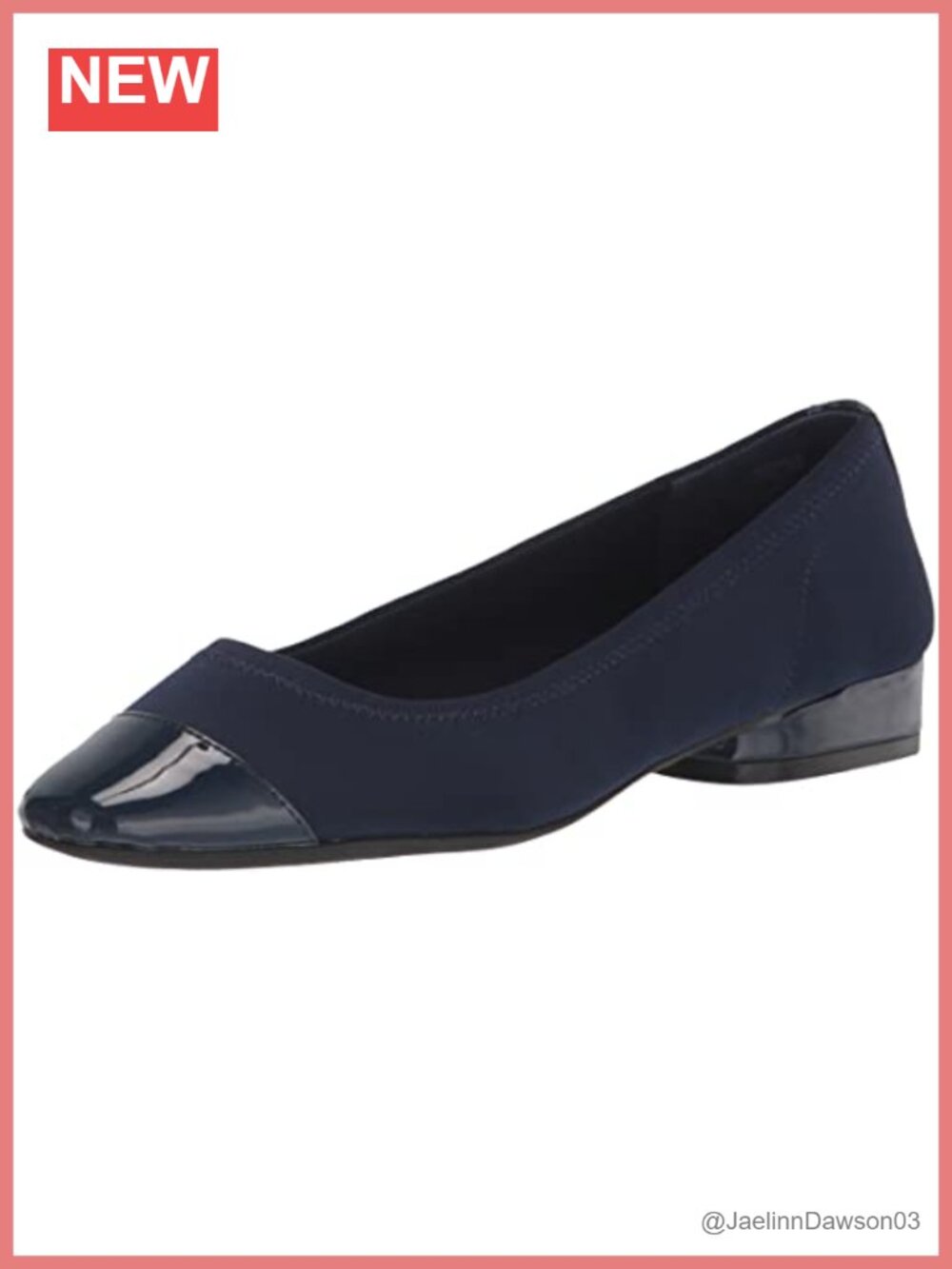 Anne Klein Carlie Ballet Flats Women's Comfortable Lightweight PU Leather